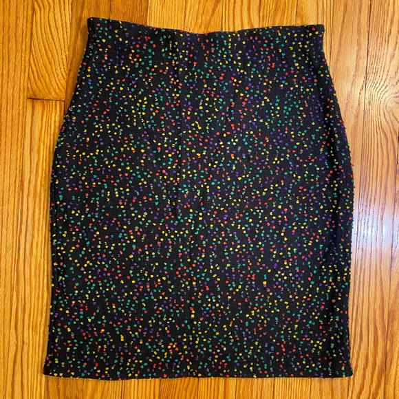 Teri Jon Dresses & Skirts - Teri Jon Black Multicolor Pencil Skirt